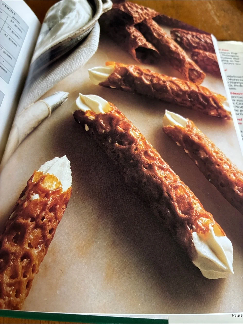 Vintage hardcover cookbook